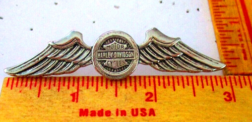 Harley wings pin vintage hd - harley,